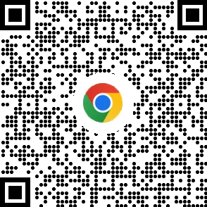 Codul QR pentru a descărca browserul Chrome pe dispozitivele mobile